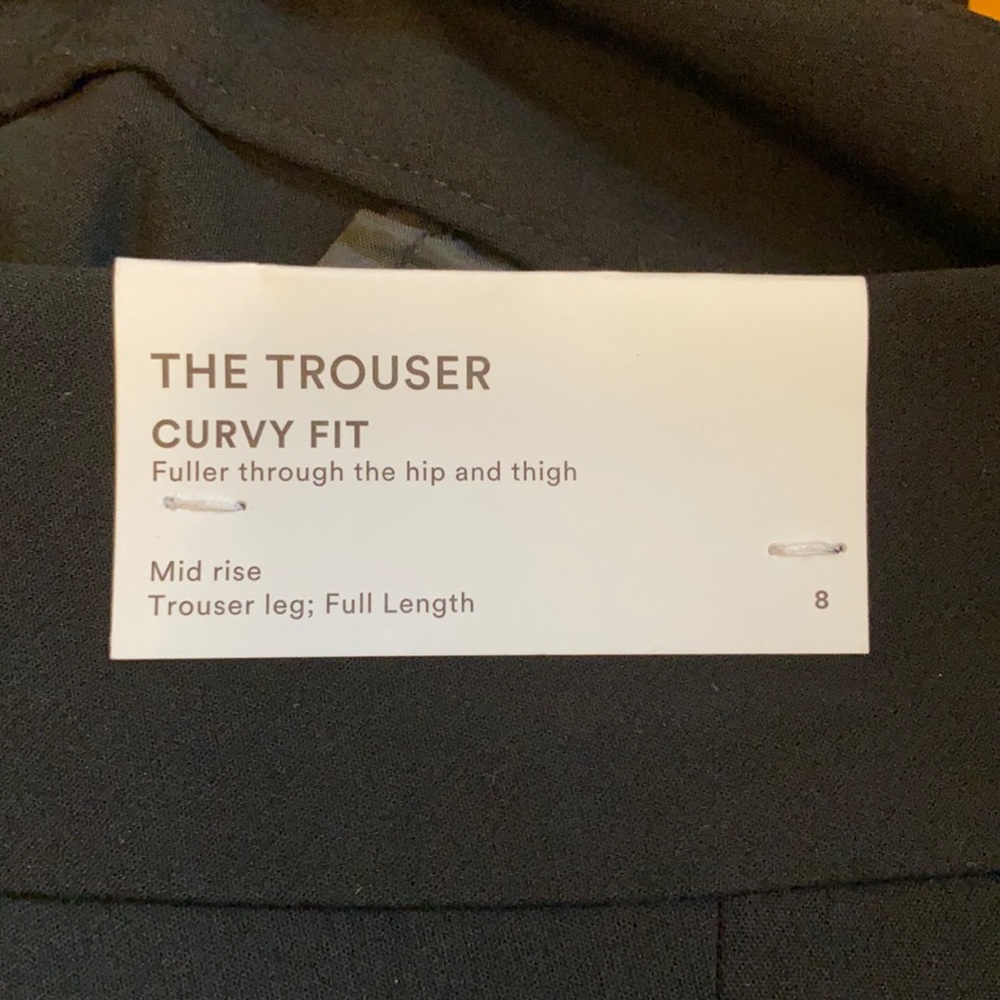 Ann Taylor factory / black / 8 /  curvy fit The Trouser